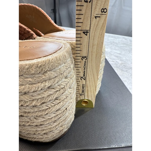 Marc Fisher LTD Sandals Womens Size 9.5 Pink Mi'Zakki Espadrille Wedge Platform - Picture 7 of 10